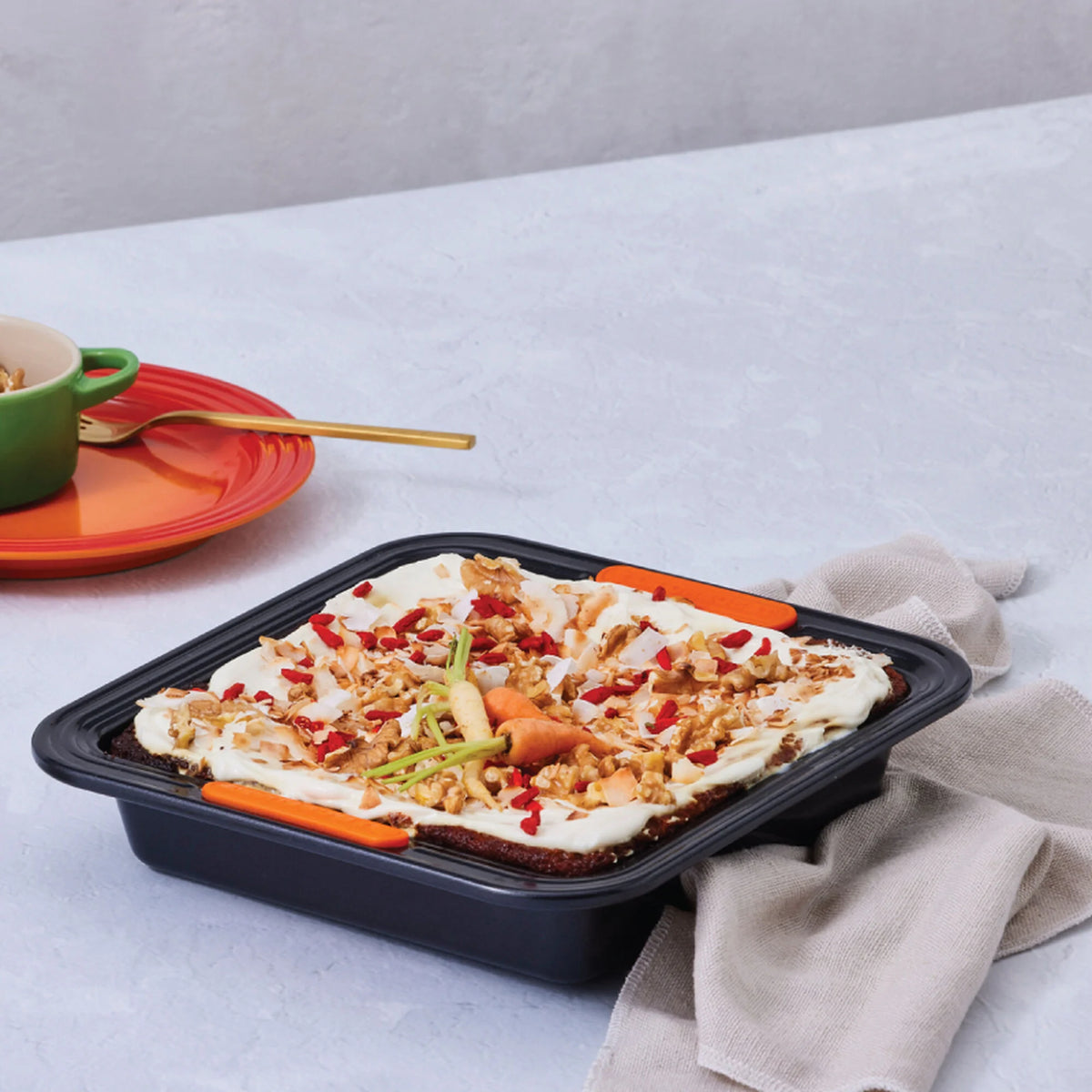 Non-stick Metal Bakeware Square Cake Pan
