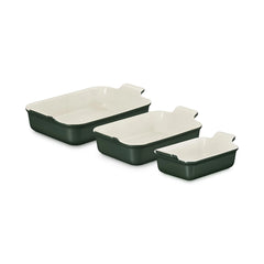Heritage 3-Piece Rectangular Baking Dish Set