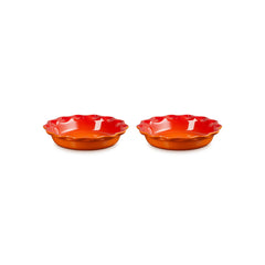 Heritage Fluted Pie Dish 2-Piece Set